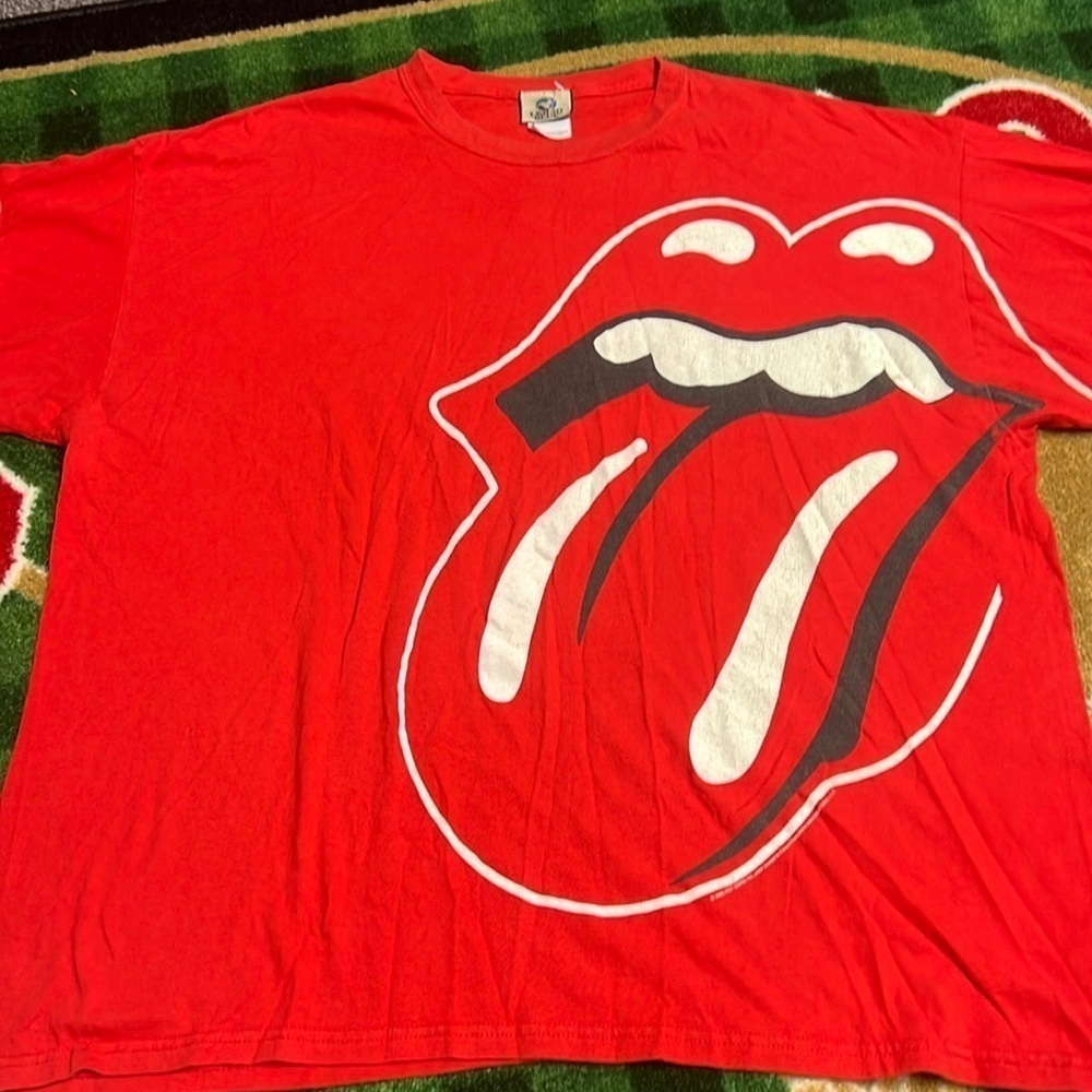 Vintage Liquid Blue Rolling Stones Shirt XXL 2005